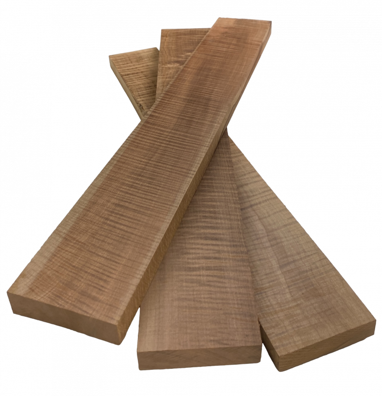 Neck Sycamore / Europ. Maple, flamed AAA "Choco" 720x100x26mm